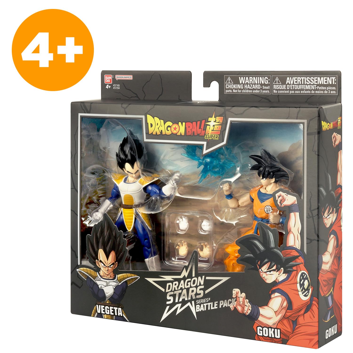 Bandai Dragon Stars Vegeta vs Goku action figure 17 cm pack 2