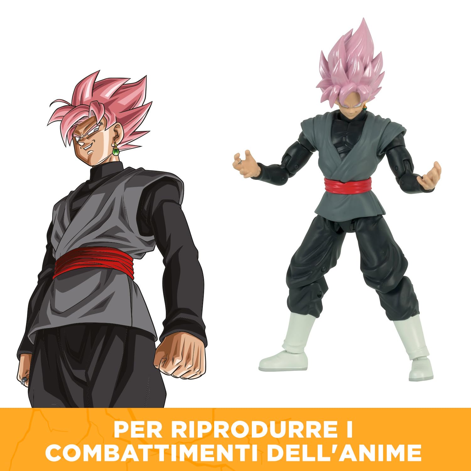 Bandai Dragon Stars Goku Black action figure 17 cm Rose