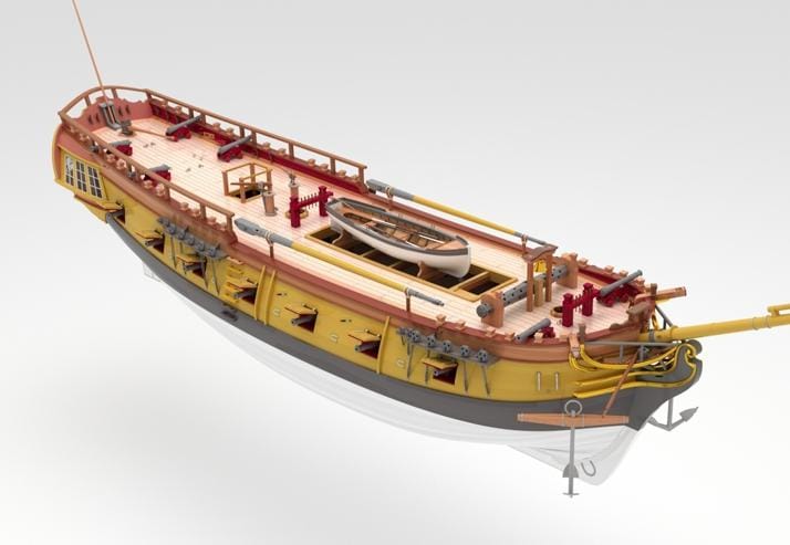 MarisStella HMS Ontario 1:48 kit nave legno 81 cm 1779