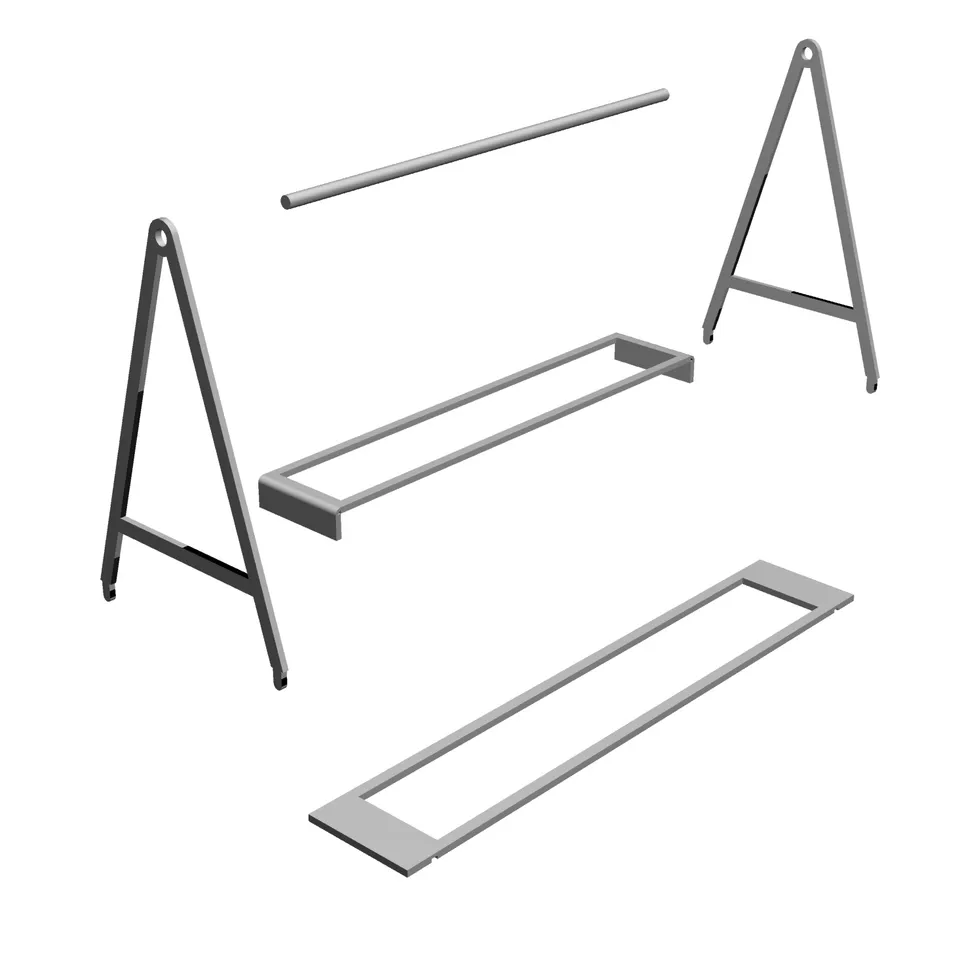 Tameo Kits TWU A010 cavalletto carrozzeria 2 pezzi