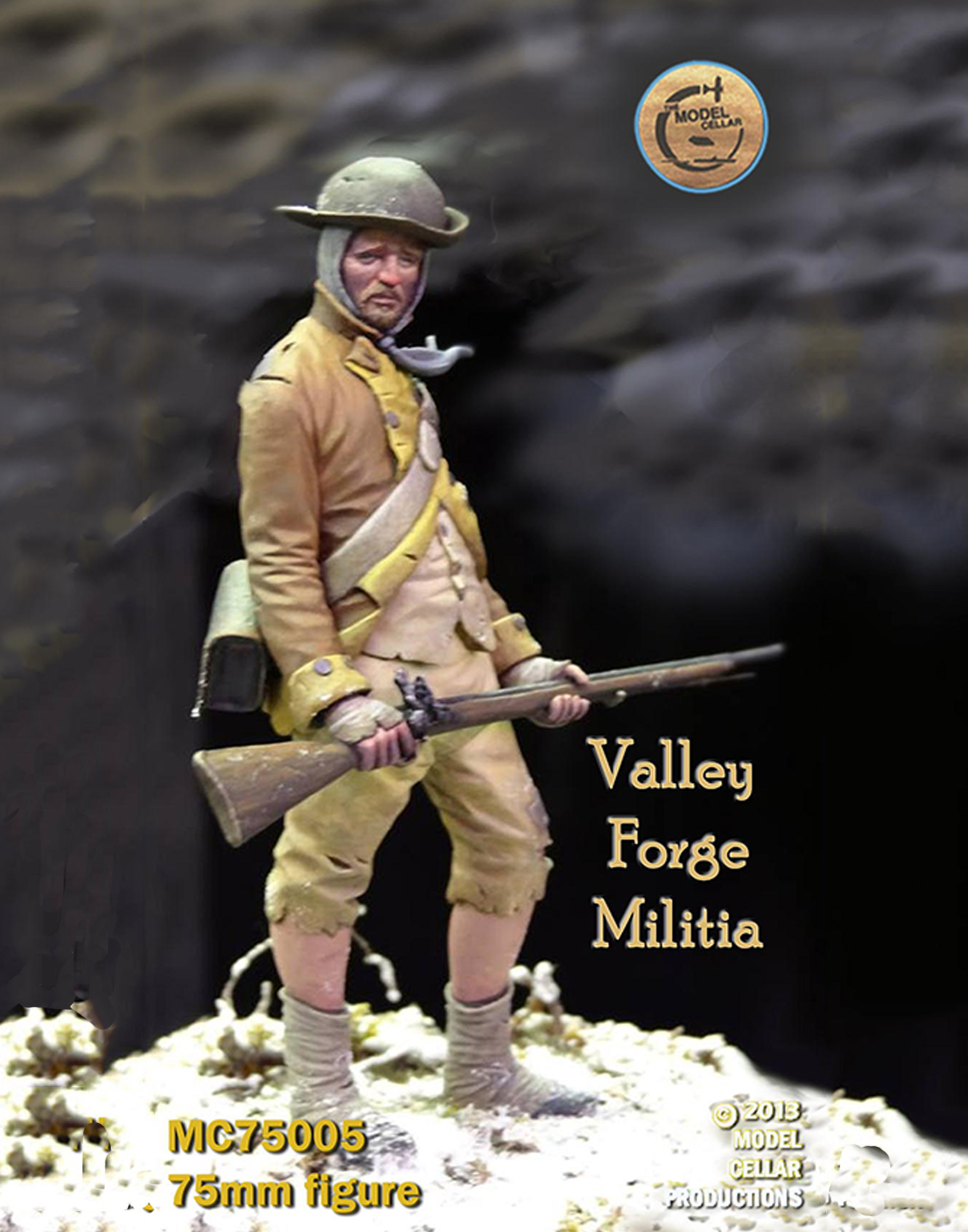Model Cellar Valley Forge Militia figurino indipendenza americana