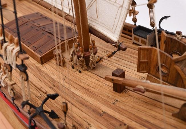 MarisStella Brazzera 1:32 kit modello nave 72cm legno noce
