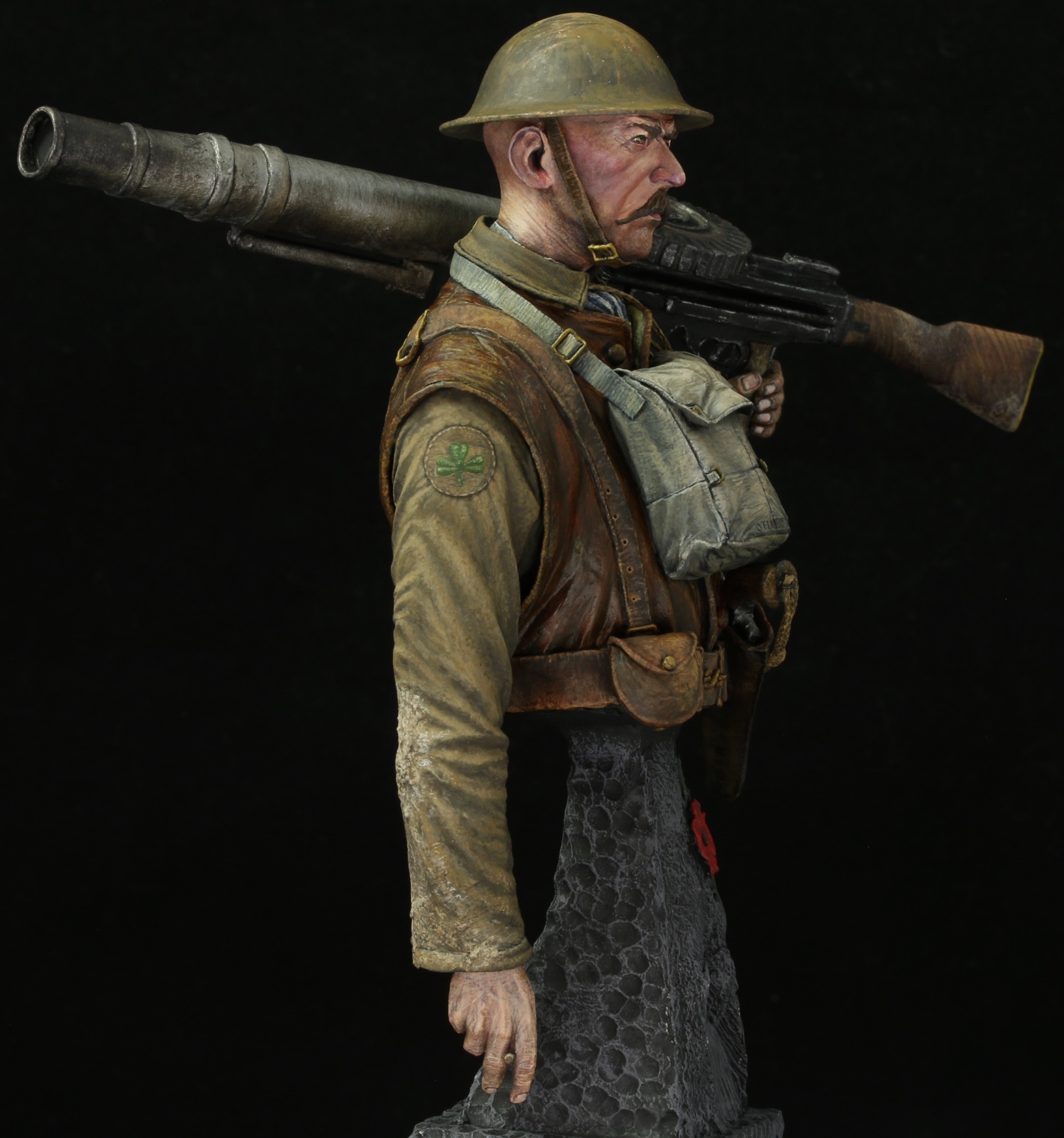 Model Cellar Lewis Gunner Somme 1916 figurino britannico