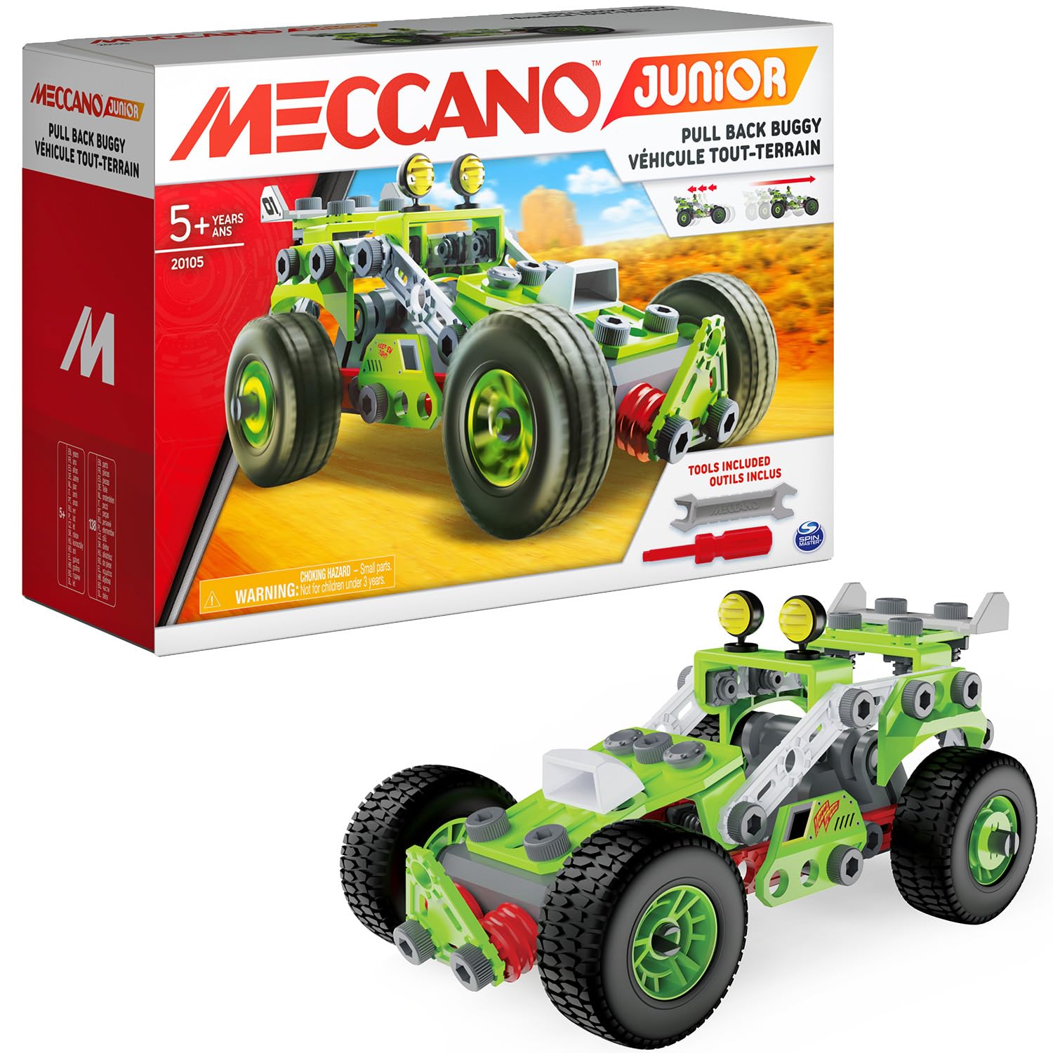 Meccano Valigetta Costruzione 5 in 1 kit 437 pezzi metallo