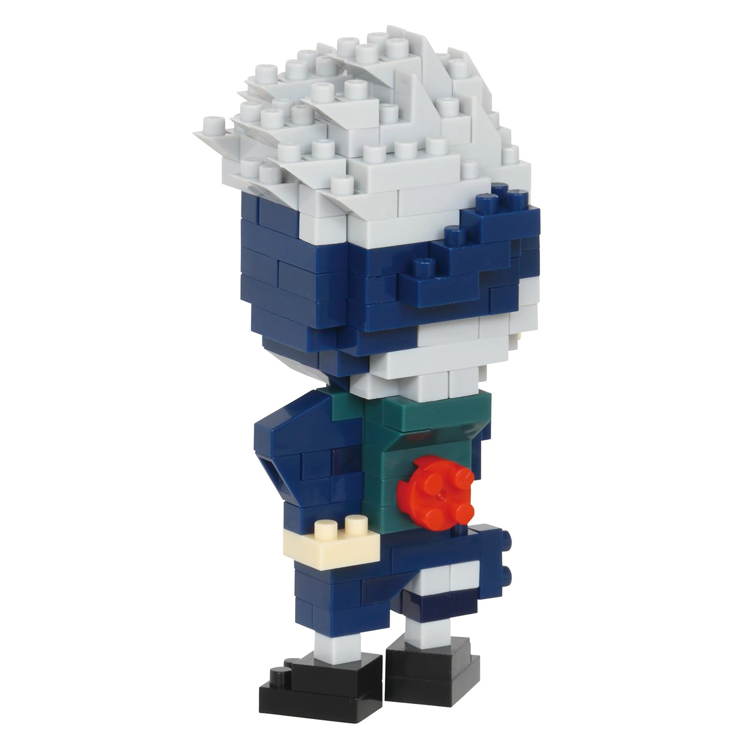 Nanoblock Naruto NBCC137 Kakashi Hatake kit costruzione 180 pezzi