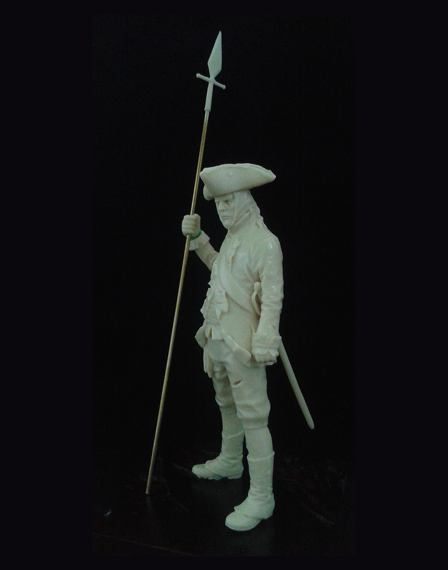 Model Cellar Valley Forge Militia #3 statuetta resina