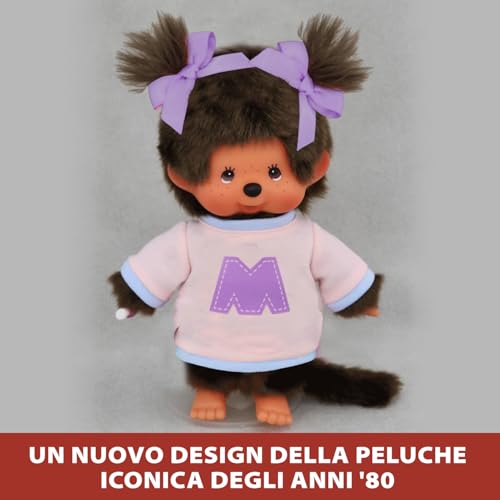 Monchhichi peluche felpa M 20 cm morbido