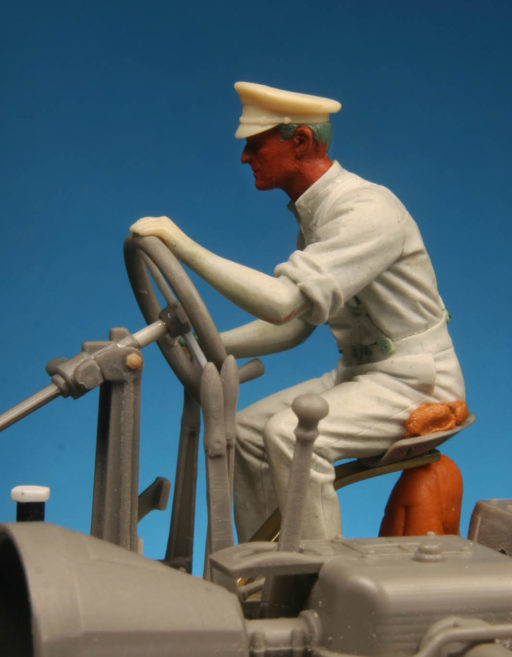 Model Cellar Holt Tractor Driver figurino 1/35 per Roden