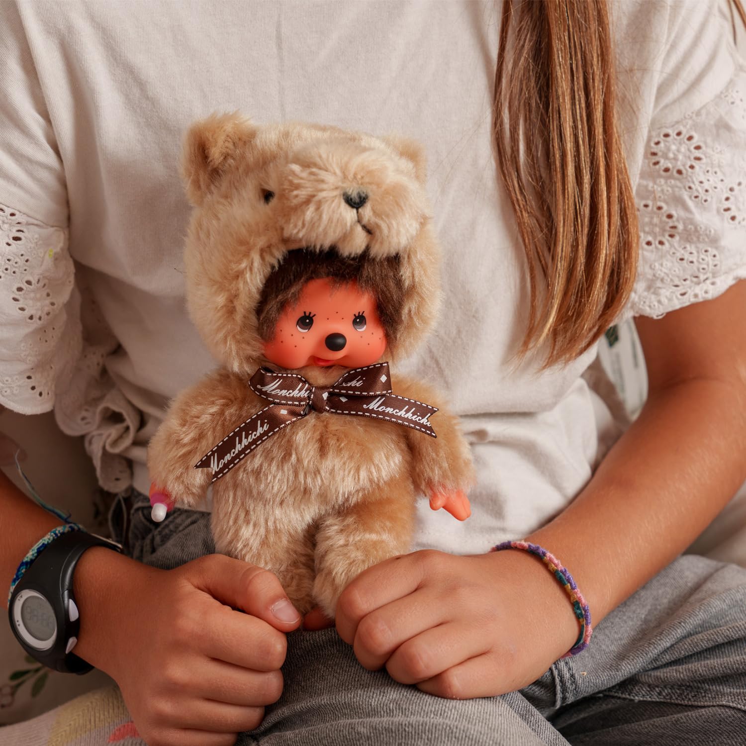 Monchhichi peluche orsacchiotto 20 cm morbido