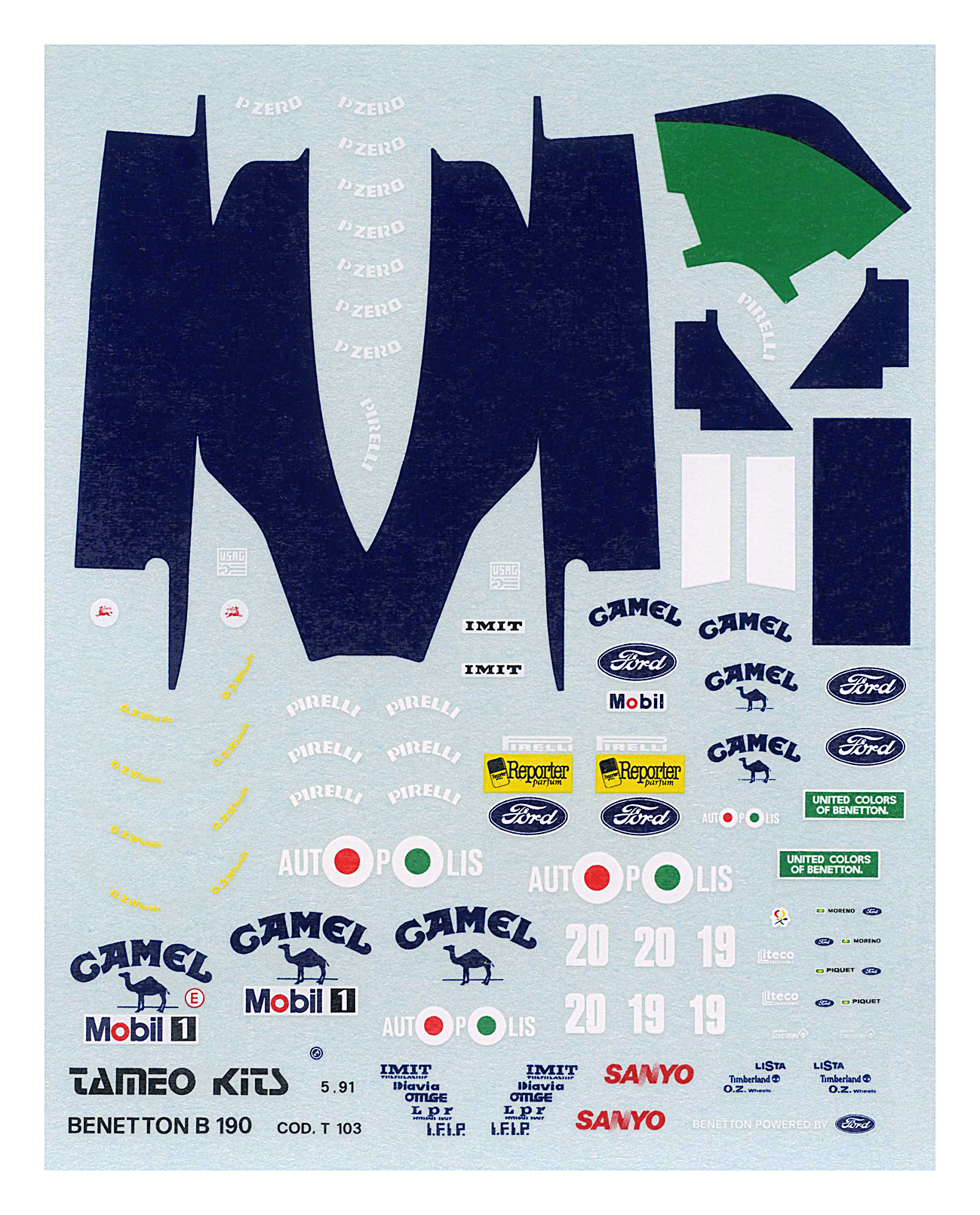 Tameo Kits TMK 139 kit montaggio 1/43