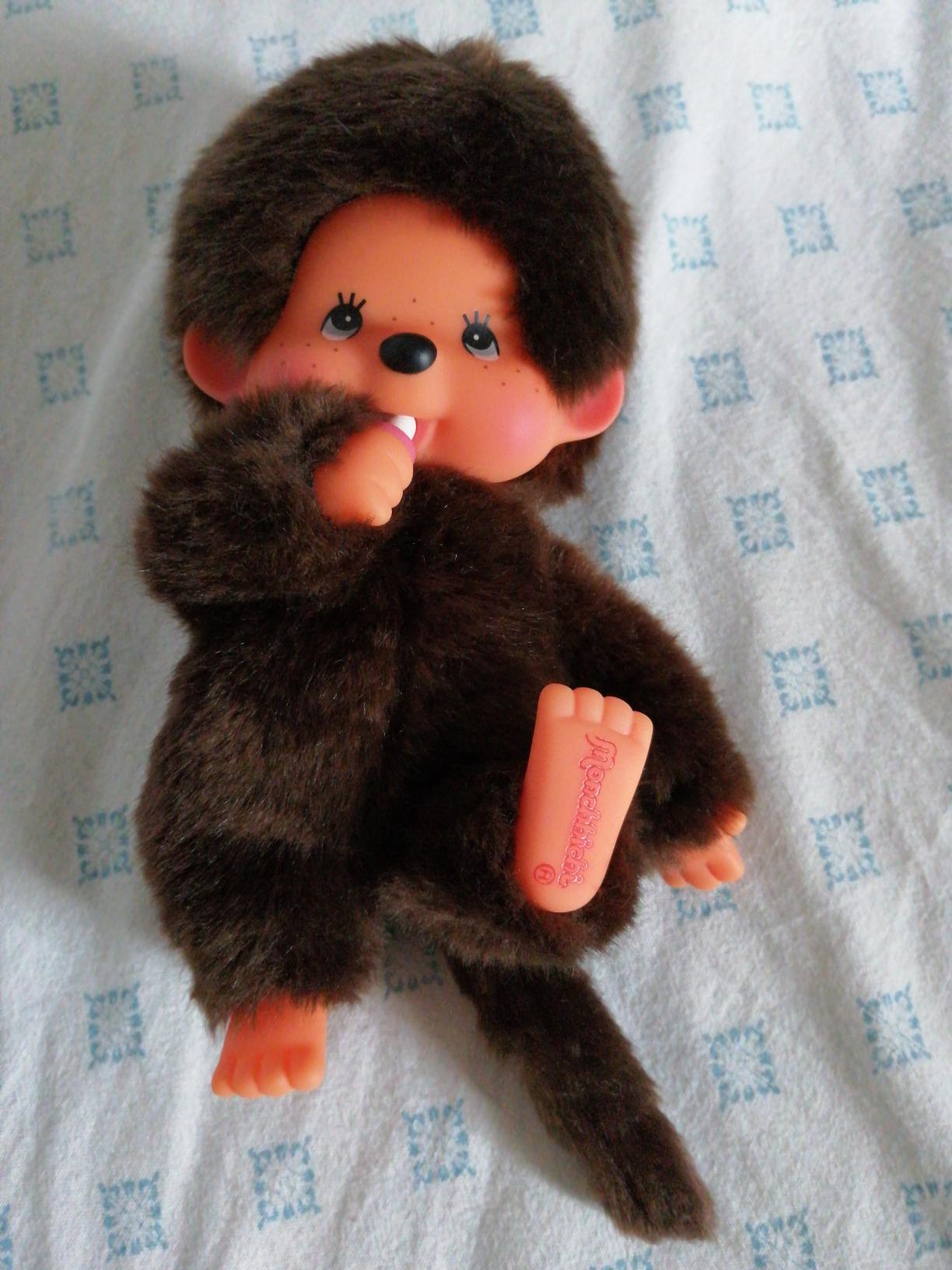 Bandai Monchhichi Unicorno peluche 20 cm anni 80