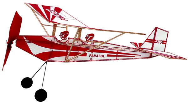 SIG Parasol kit aereo elastico balsa 457 mm