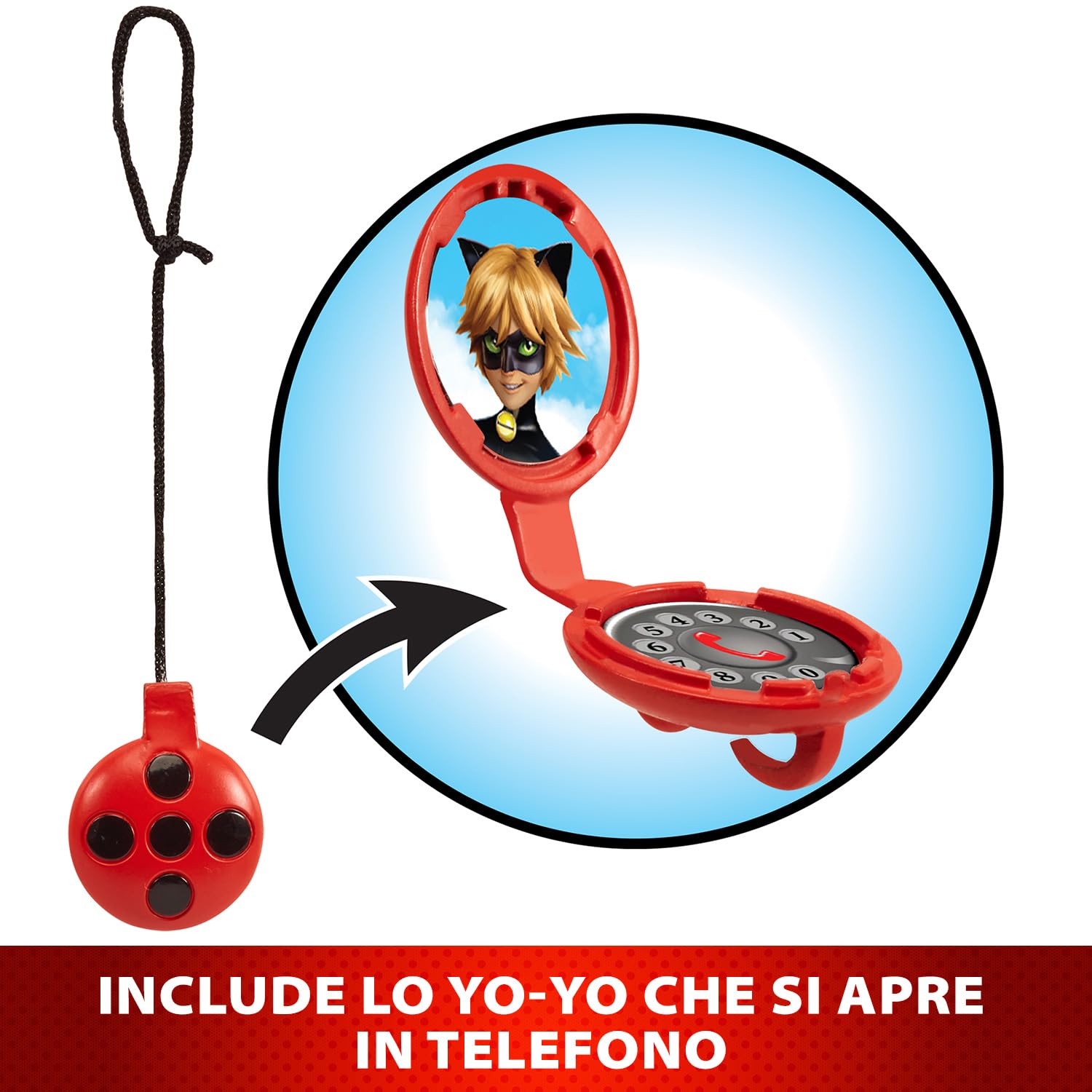 Miraculous Ladybug Fashion Doll bambola 26 cm multicolore