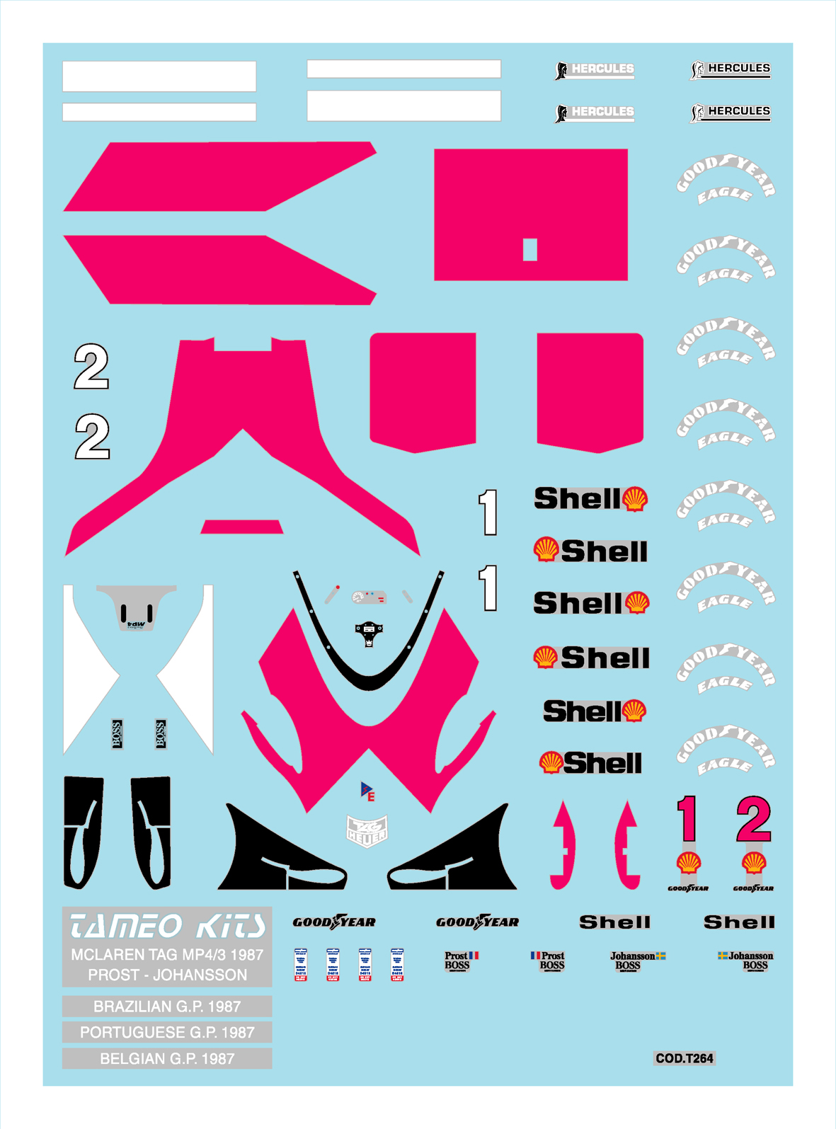Tameo Kits TMK 289 kit montaggio 1/43 da verniciare