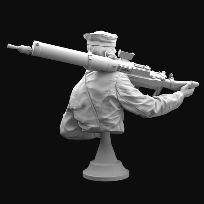 Model Cellar WWI German MG08/15 busto in resina tedesco