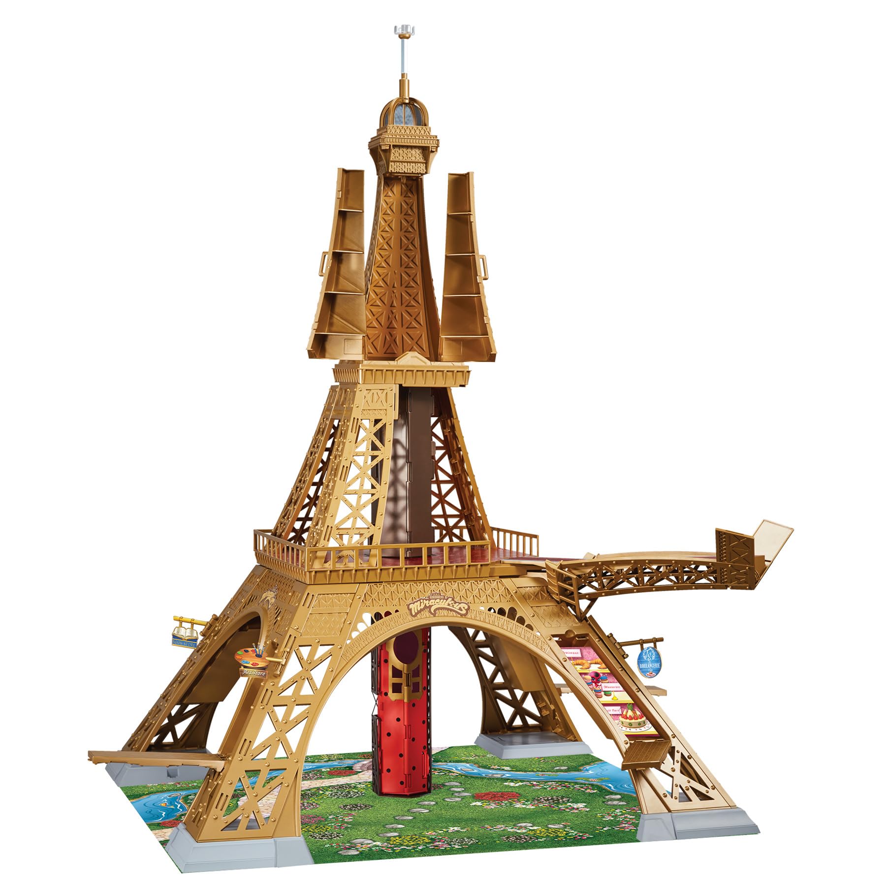 Bandai Miraculous Playset Deluxe Paris torre 120 cm 40 accessori