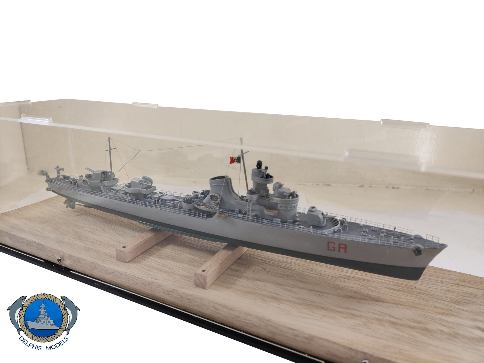 Delphis Models Grecale modello nave montato classe Maestrale