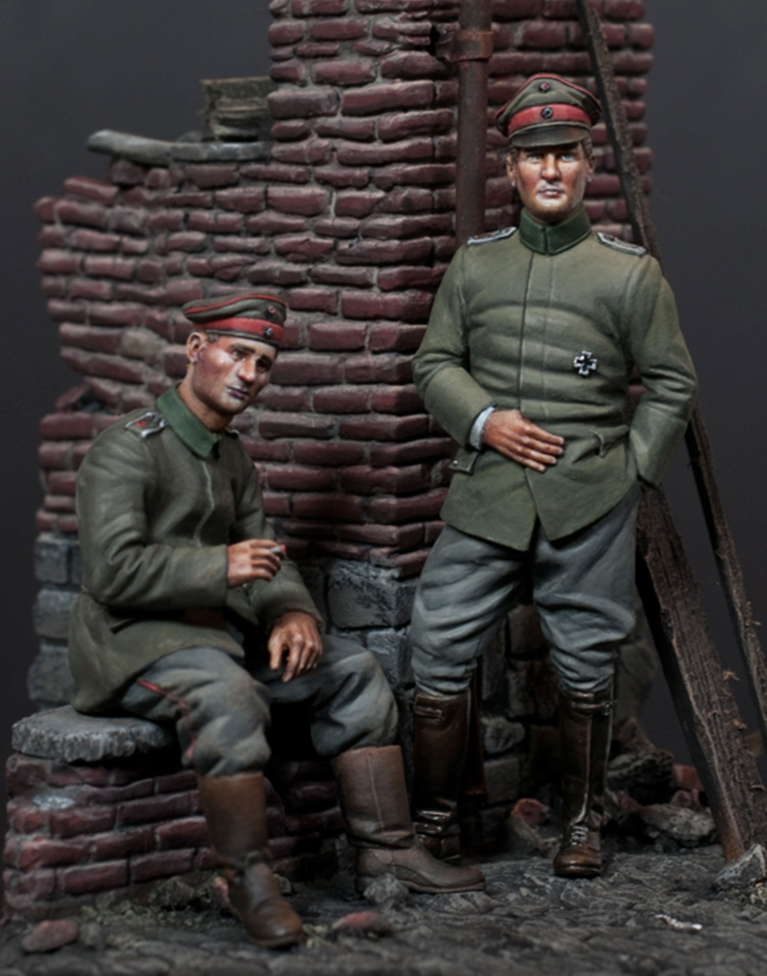 Model Cellar WWI German Infantry Officer figurino WWI
