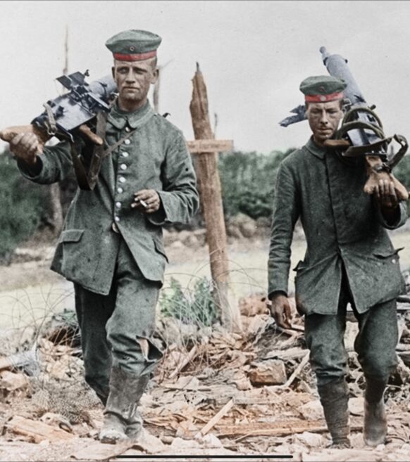 Model Cellar WWI German MG08/15 busto in resina tedesco
