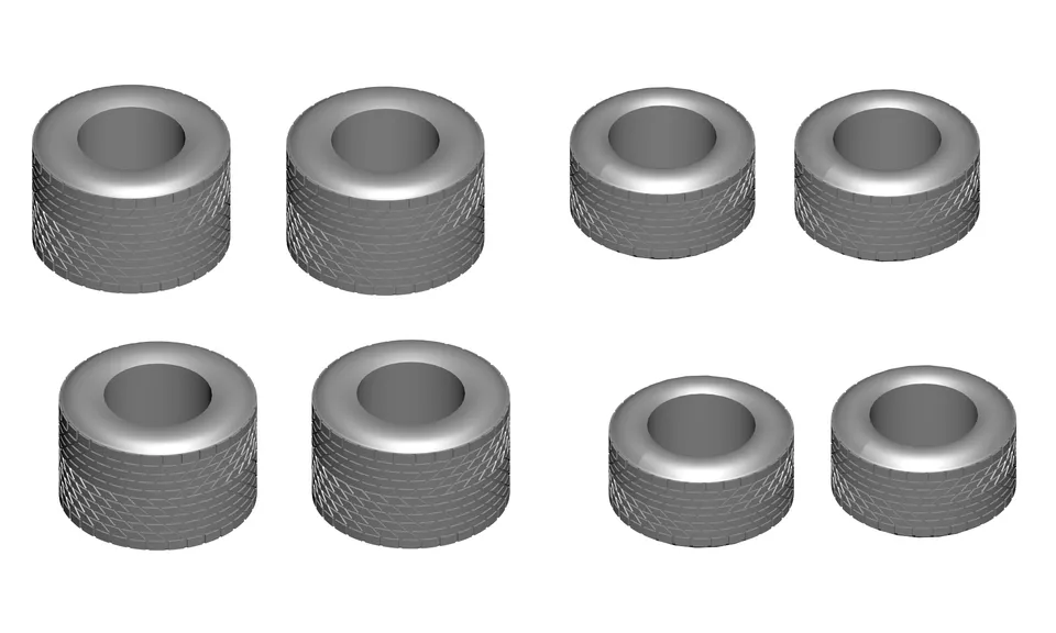 Tameo Kits PWT 18 gomme pioggia 1992 scala 1/43