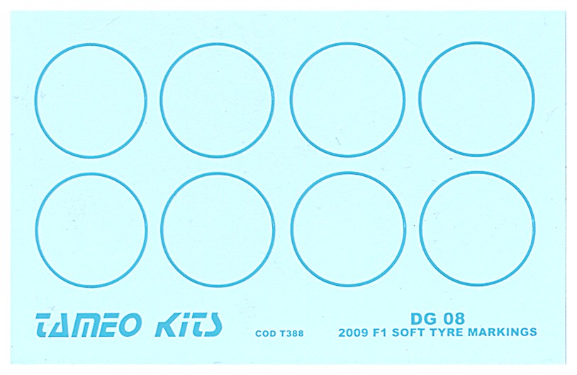Tameo Kits DG 08 pneumatici 2009 1 pezzo