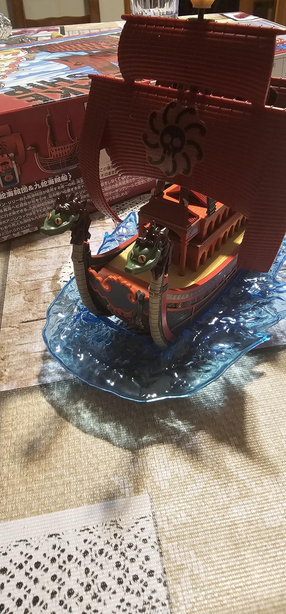 Bandai One Piece Thousand Sunny Wano kit modello multicolore