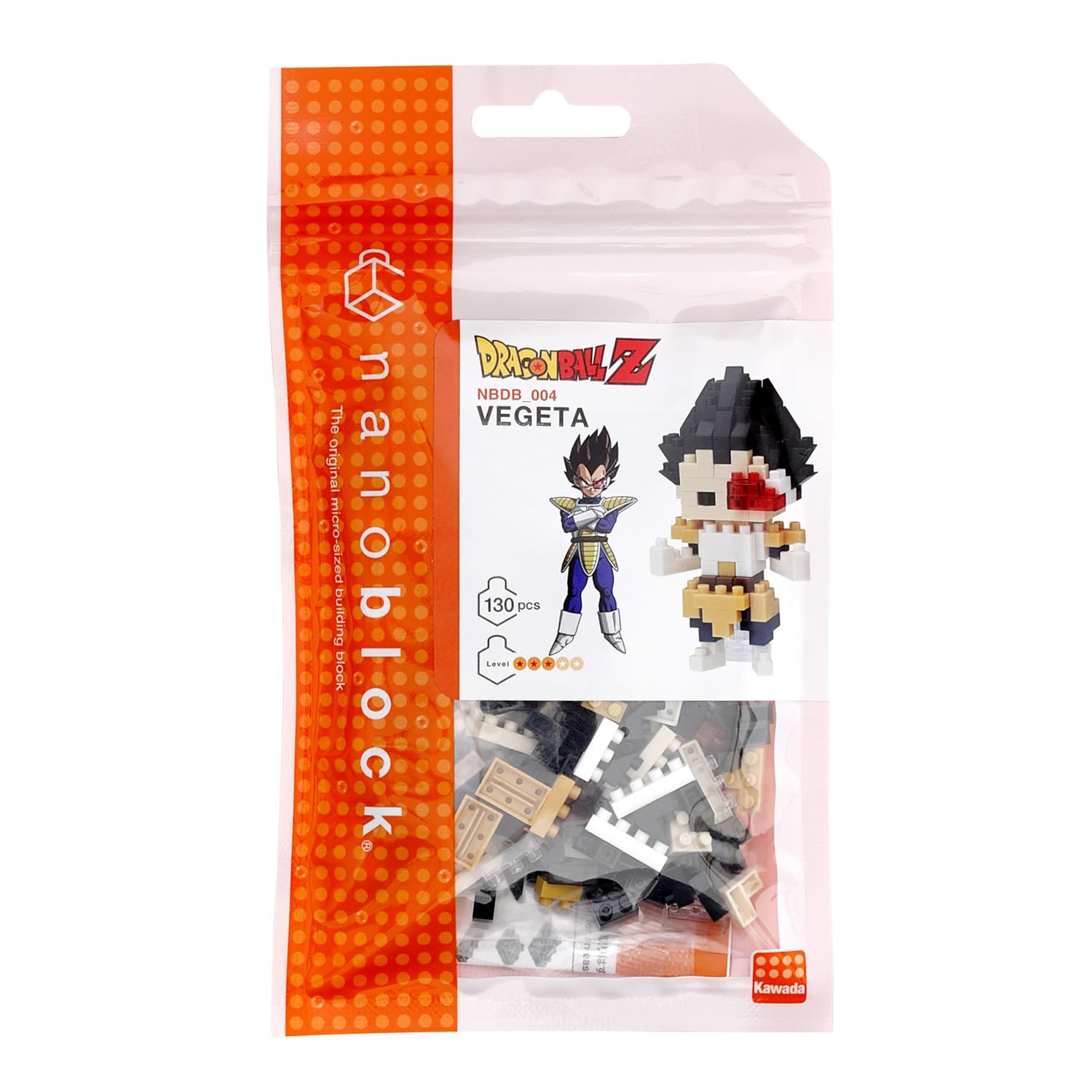 Nanoblock Dragon Ball Z Vegeta mattoncini NBDB004