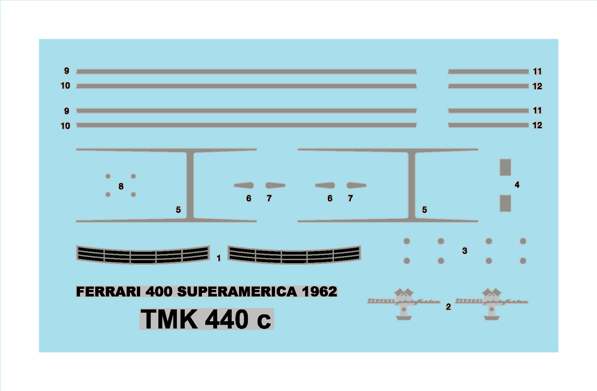 Tameo TMK 440 kit modello 1/43 metallo