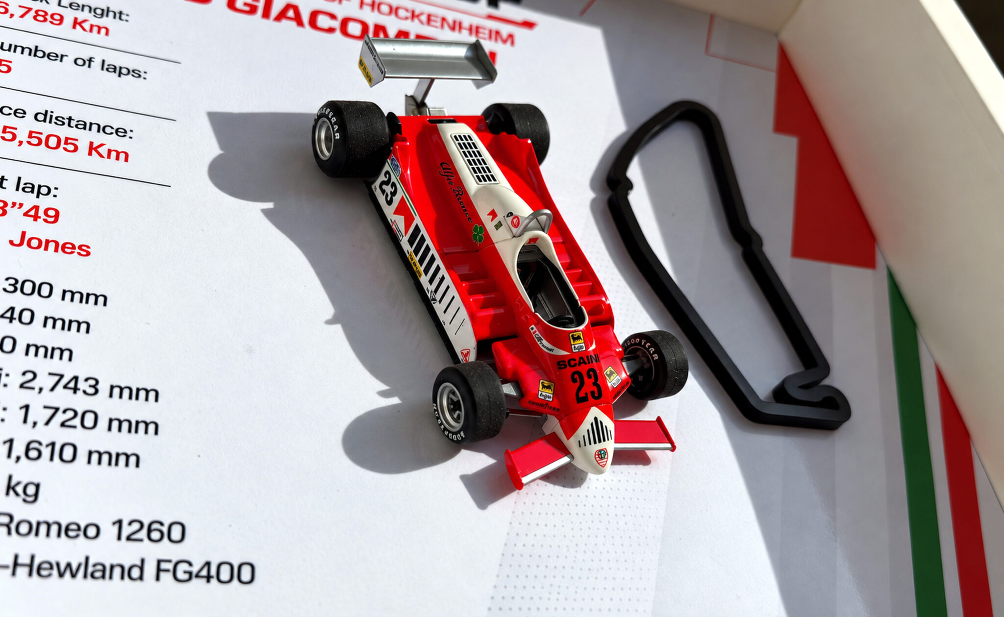 Tameo Kits ART 003 quadro Alfa Romeo 179 Giacomelli 1:43