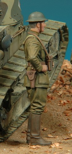 Model Cellar WWI US Infantry Officer 1 figurino