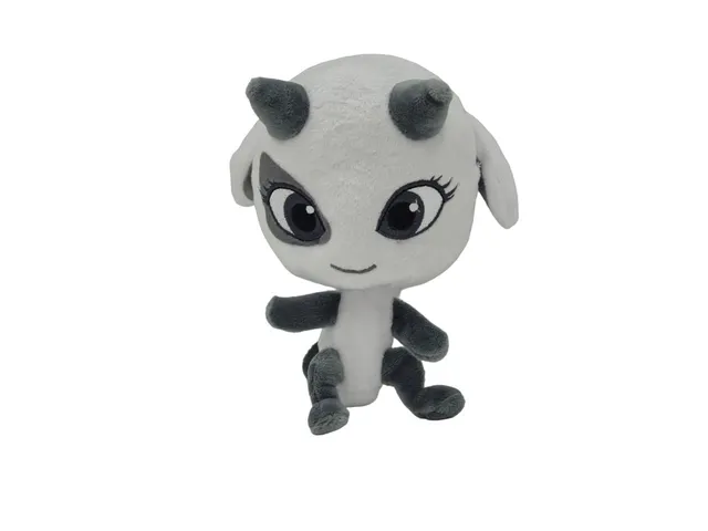 Miraculous Kwami Ziggy peluche 15 cm capra grigia