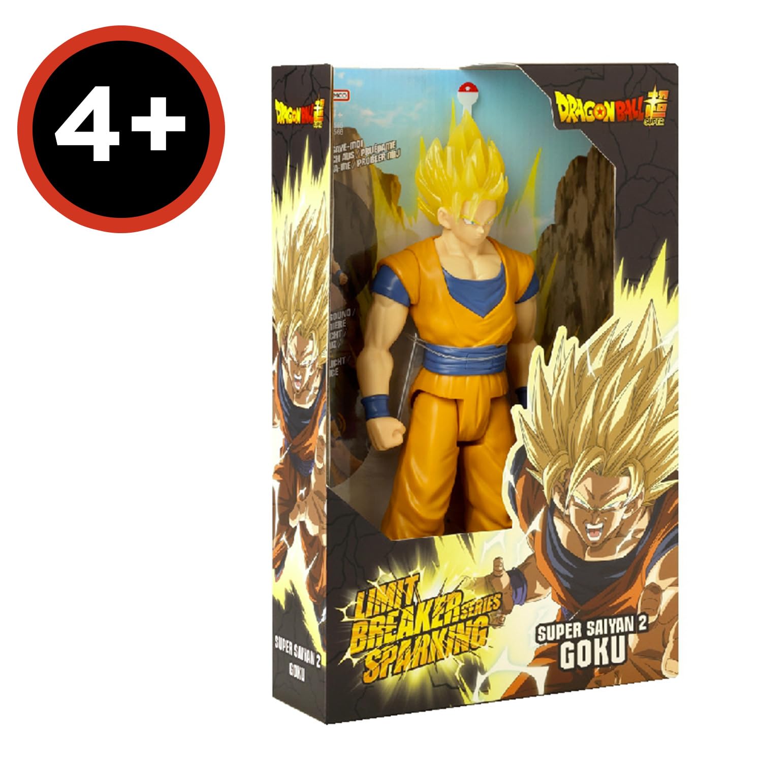 Bandai Dragon Ball Super Saiyan 2 Goku action figure 30 cm luci suoni