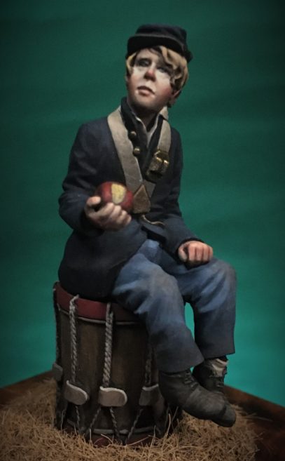 Model Cellar US Civil War Union Drummer Boy busto resina