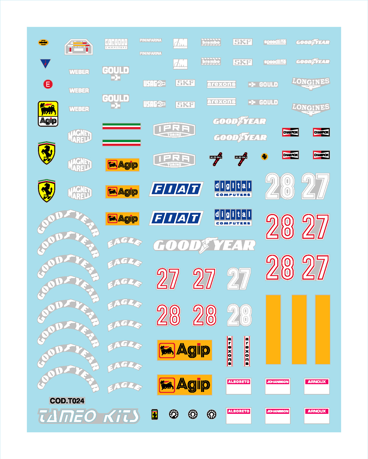 Tameo Kits TMK 039 kit montaggio 1/43 metallo