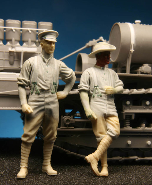 Model Cellar WWI British Australian Artillery Crew figurini artiglieria