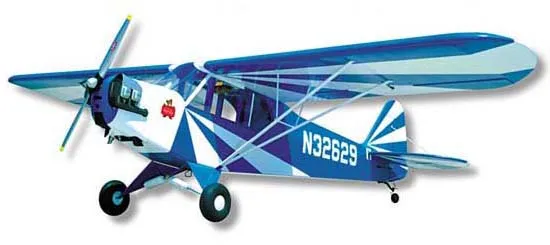 SIG Clipped Wing Cub 1/4 kit balsa 86" acrobazia