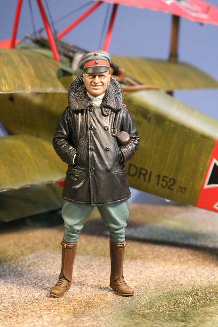 Model Cellar Manfred von Richthofen figurino WWI con bastone