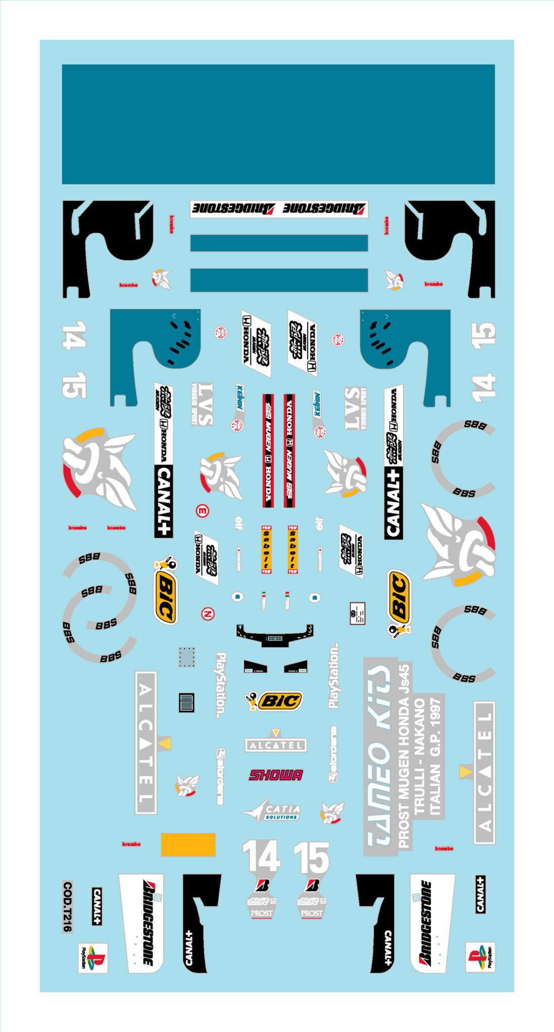 Tameo Kits TMK 246 kit montaggio 1/43 metallo