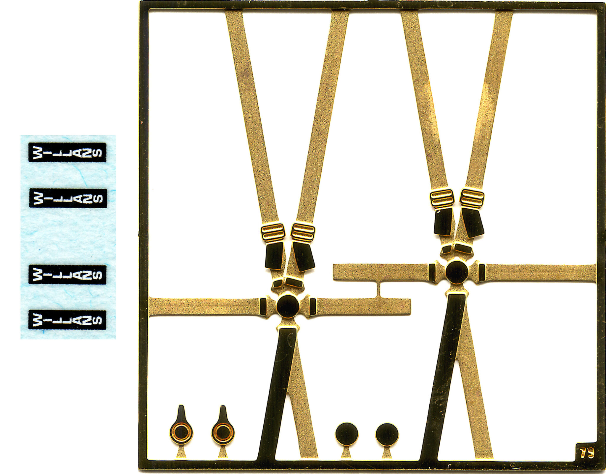Tameo Kits FT 36 cinture sicurezza Willans 2 pezzi