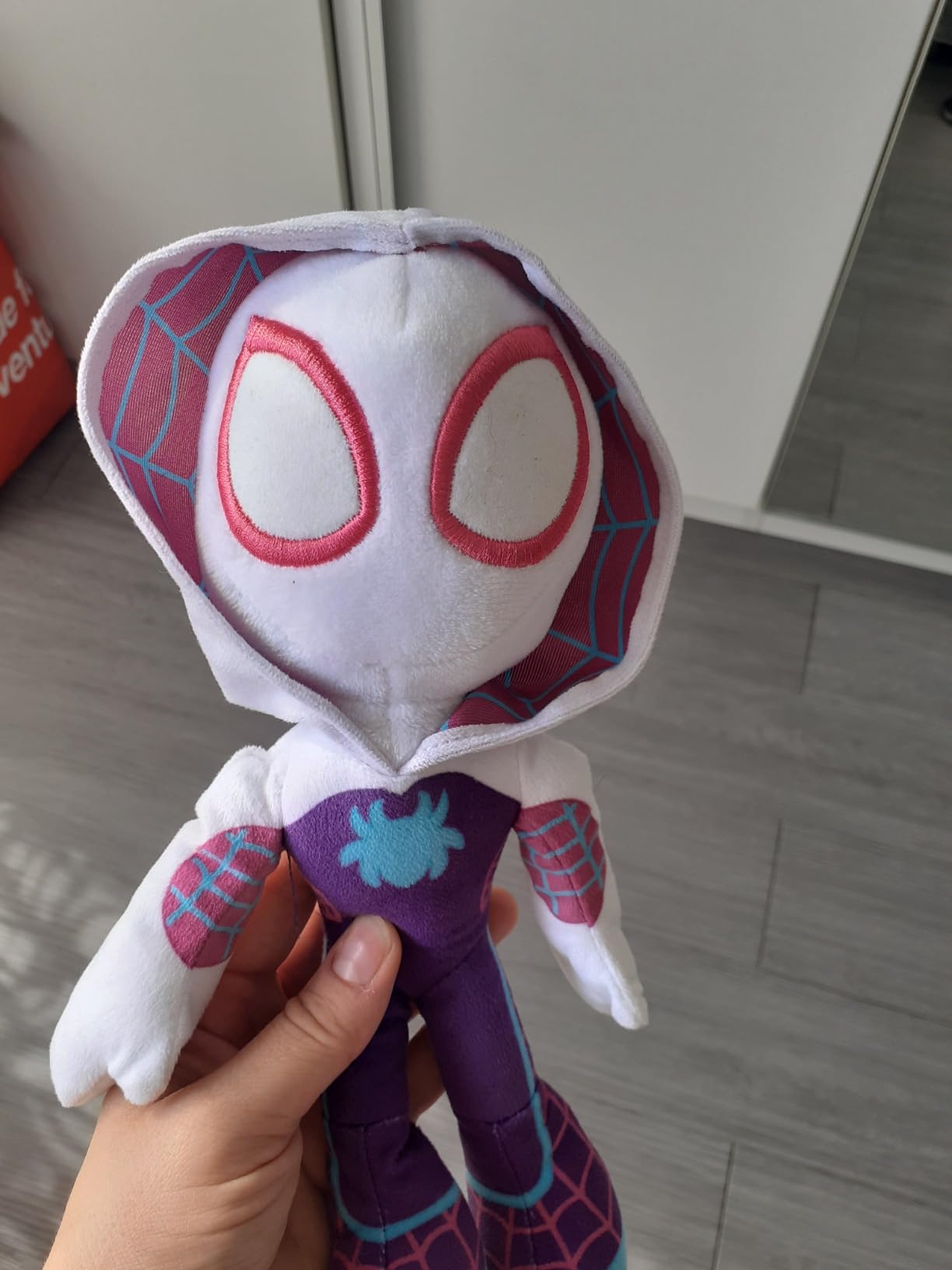 Miraculous Kwami Ziggy peluche 15 cm capra grigia