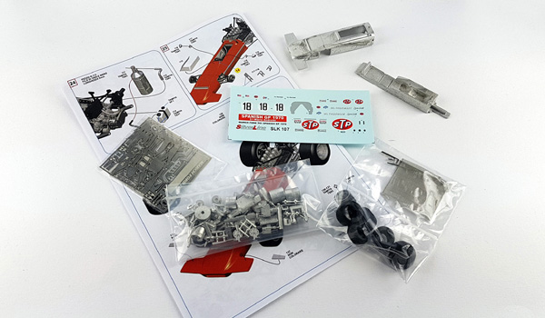 Tameo Kits SLK 107 kit montaggio scala 1/43