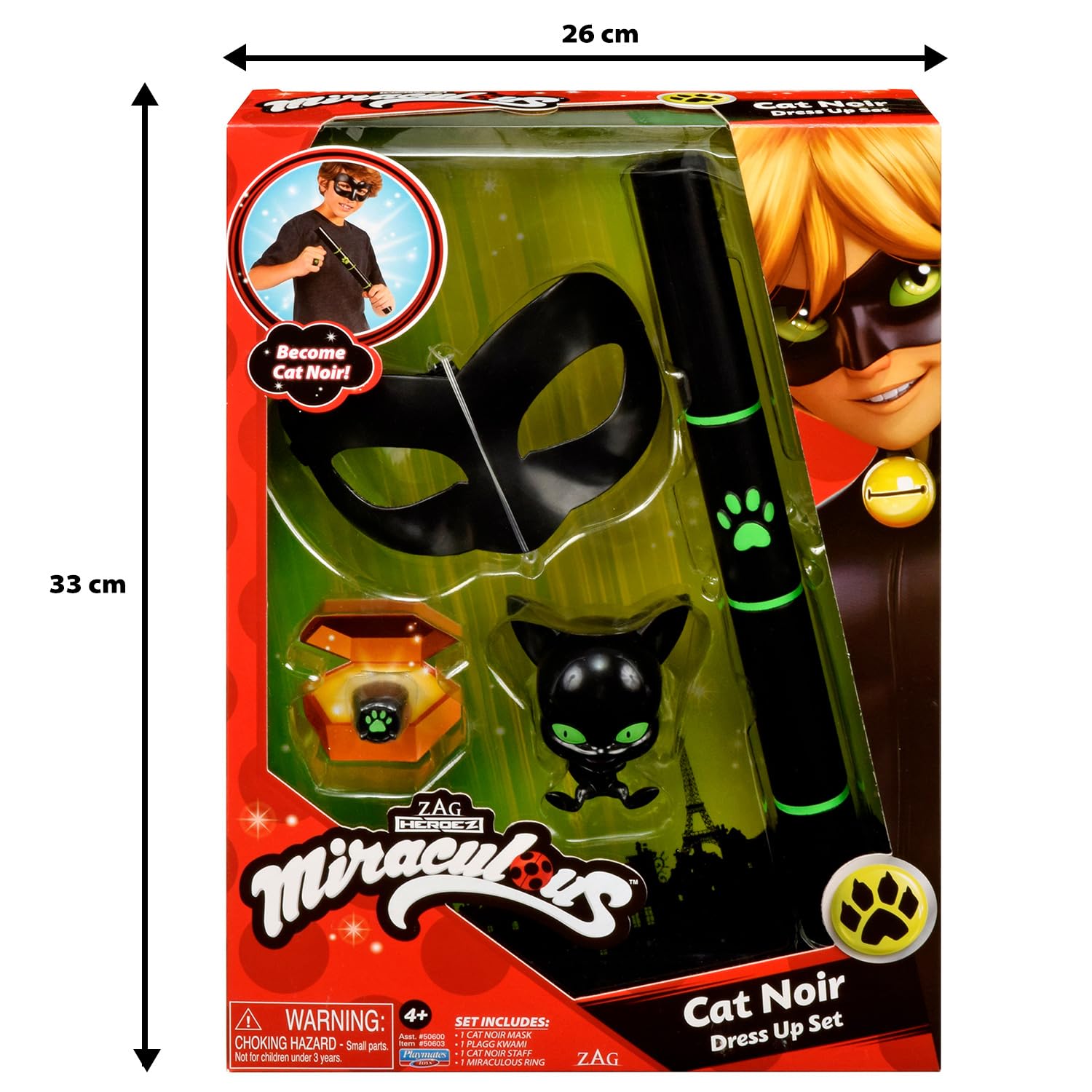 Bandai Miraculous Chat Noir set travestimento bambino