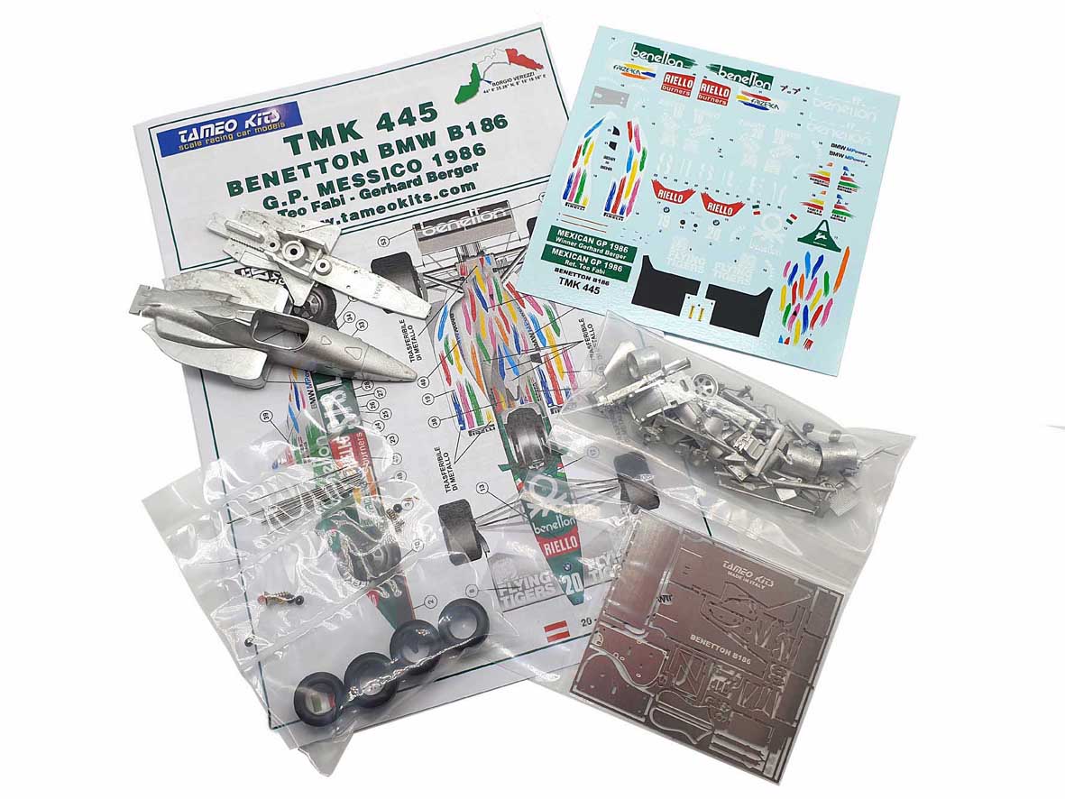 Tameo Kits TMK 445 kit montaggio 1/43 da verniciare