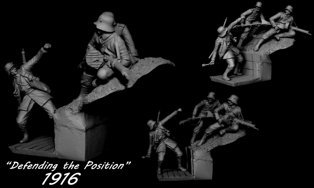 Model Cellar Grenade Thrower vignetta tedesca MC75014