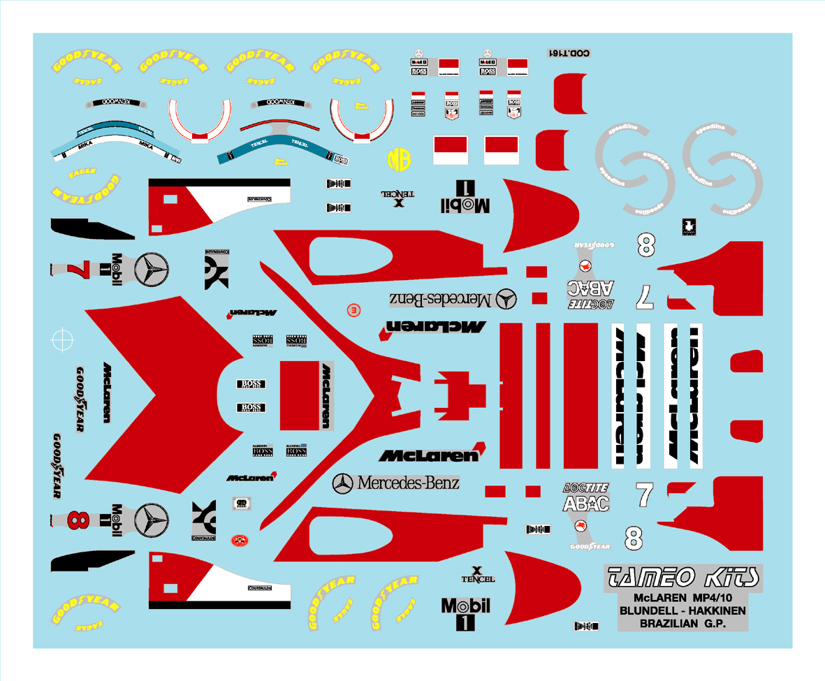 Tameo TMK 194 kit 1/43 metallo