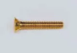 SIG viti testa piatta ottone 1-72x1/2 12 pezzi