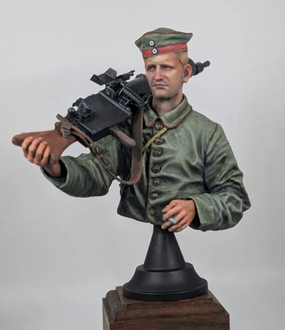 Model Cellar WWI German MG08/15 busto in resina tedesco
