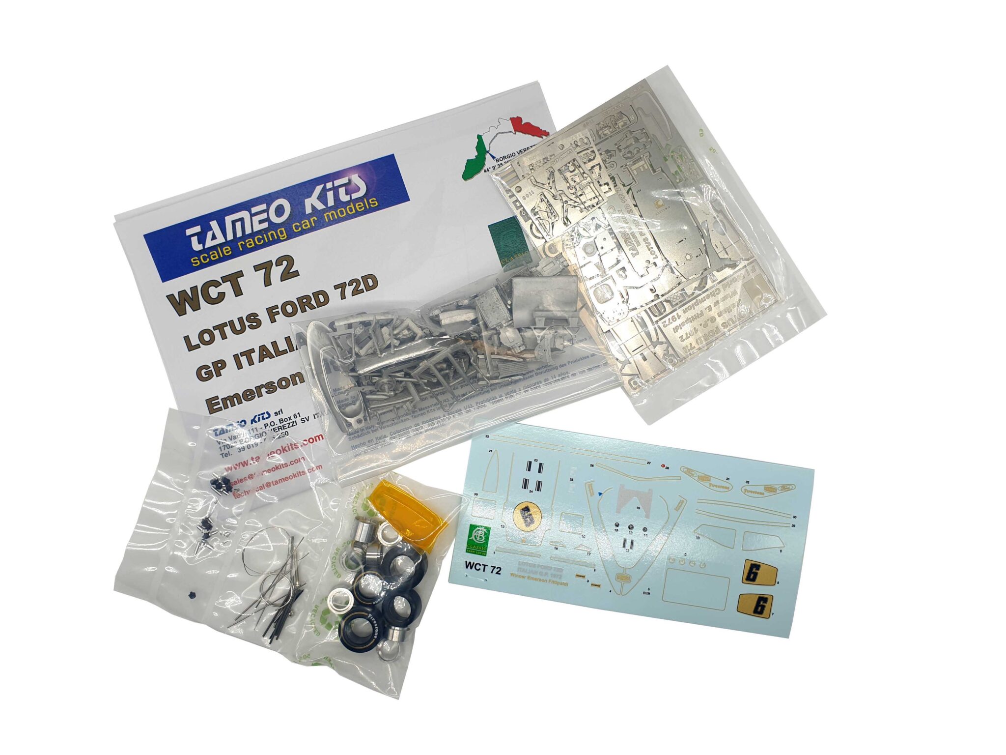 Tameo Kits WCT 72 kit montaggio scala 1/43