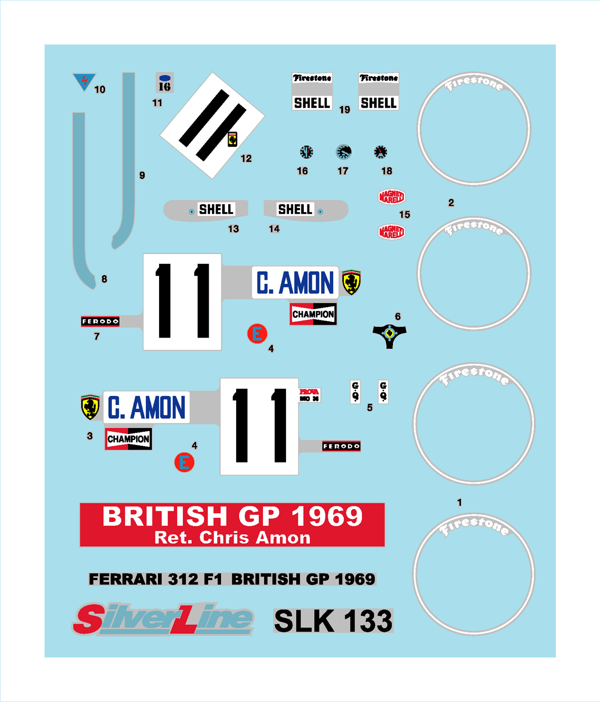 Tameo Kits SLK 133 kit auto 1/43 metallo
