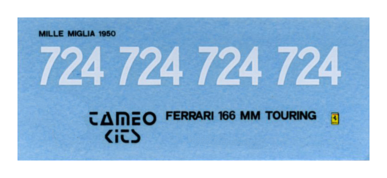 Tameo TMK 034 kit montaggio 1/43 metallo